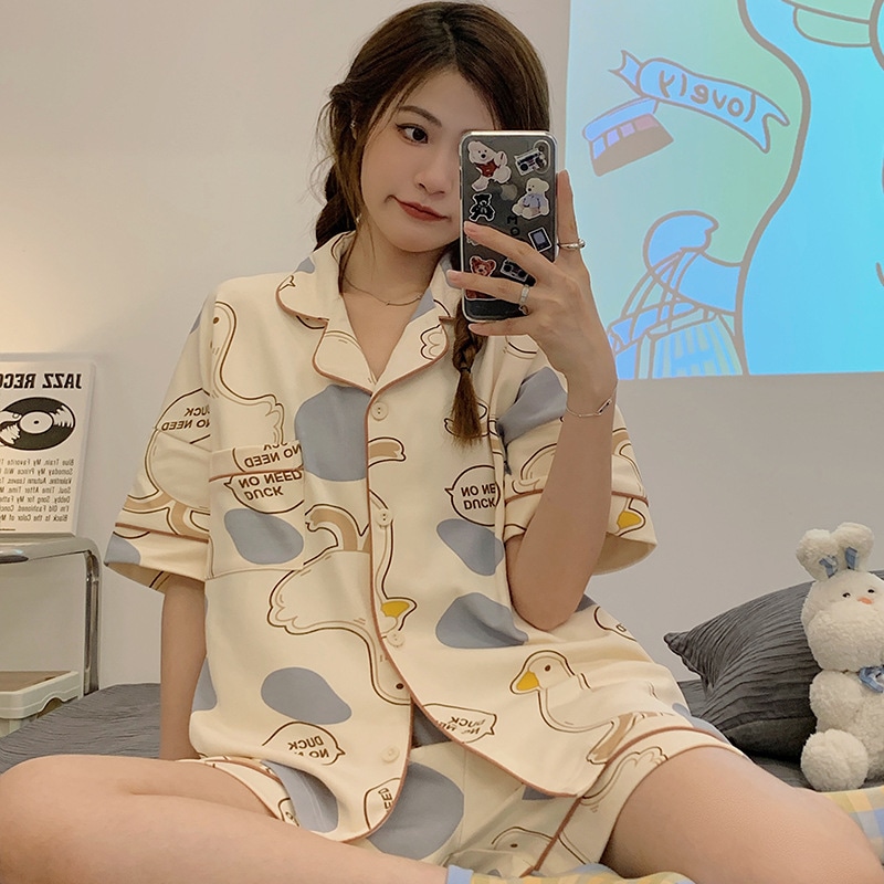 パジャマ 夏用 レディース ルームウェア 部屋着 女性用 半袖上着 パンツ 短パン 涼しい 爽やか レディースパジャマ かわいい 上下セット セットアップ おうち時間 寝間着 ギフト