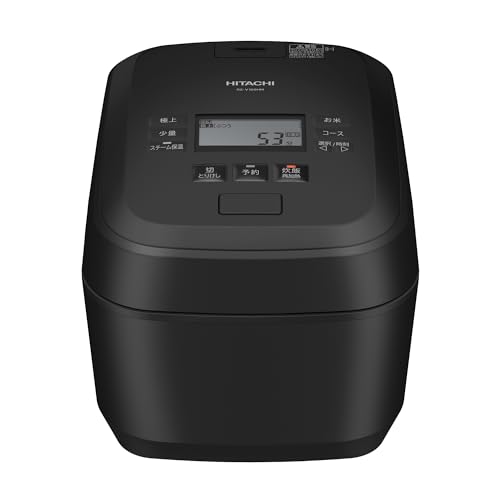 色：フロストブラック 日立 炊飯器 5.5合 圧力&スチームIH ふっくら御膳 RZ-V100HM