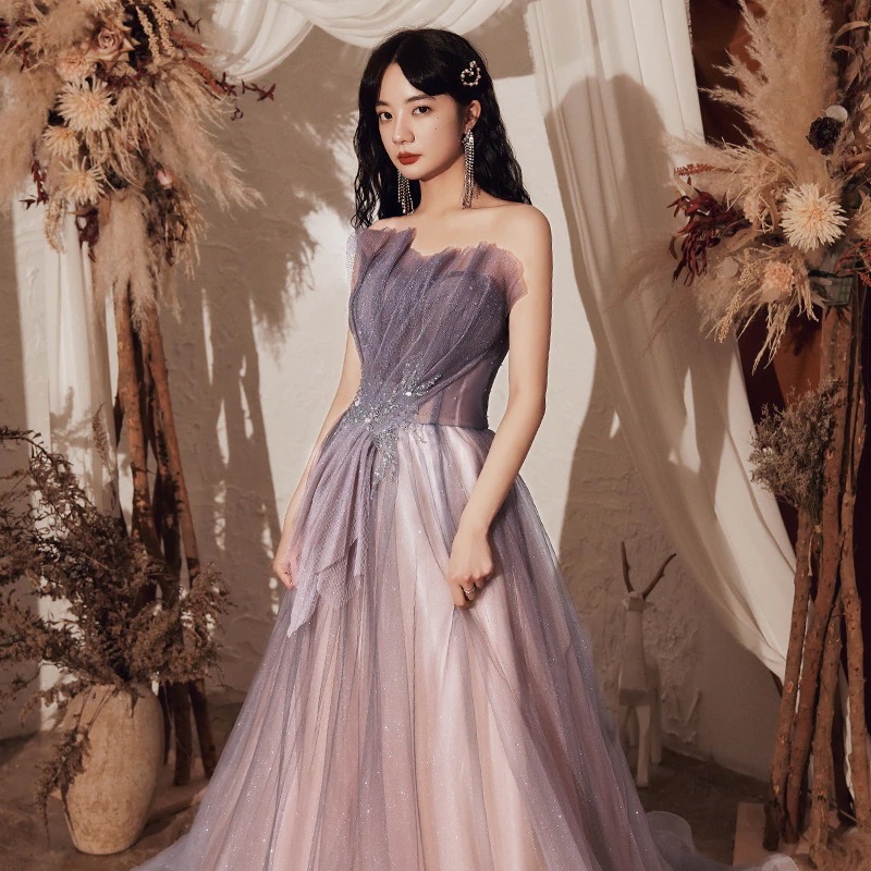 【迅速な出荷】ロングドレス 発表会 大人 ドレス パーティードレス 結婚式 ワンピース 上品 ドレス 着痩せ パーティー 7,650円