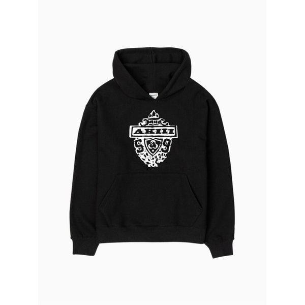 ヘリテージシンボルロゴパーカー ブラック