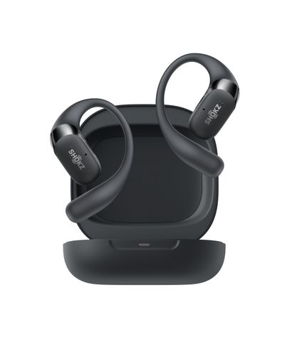 Shokz (ショックス) OpenFit 2 オープンイヤーヘッドホン 完全ワイヤレスイヤホン Bluetooth5.4 耳を塞がない 空気伝導 自動ペアリング マイク付き 充電ケース付き 左右分離