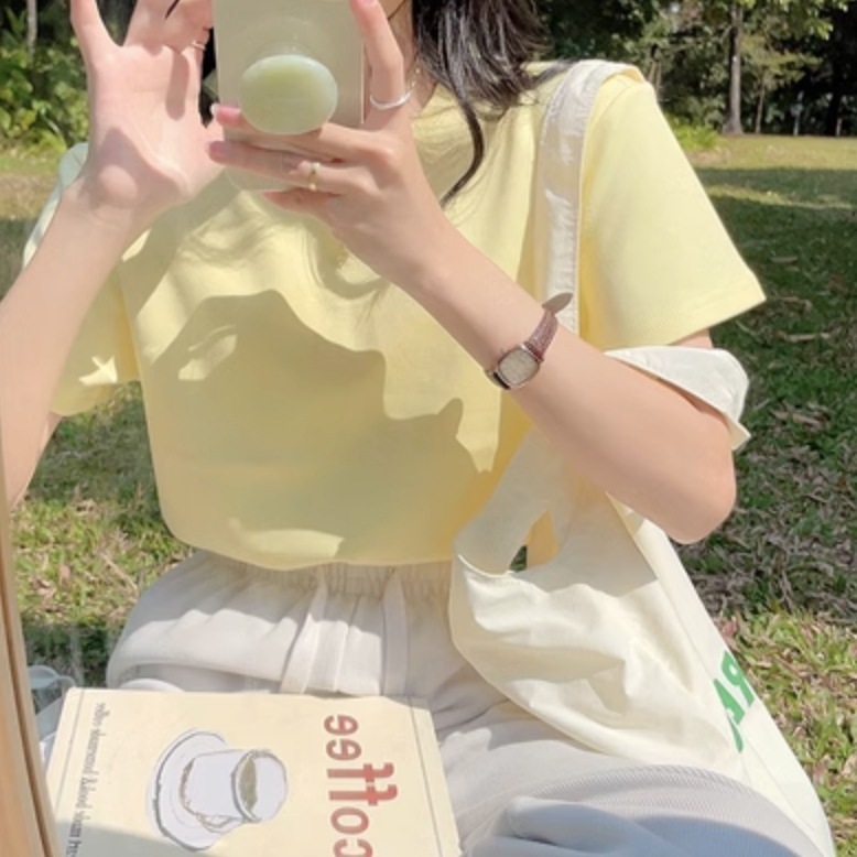 レディース トップス カットソー Ｔシャツ 半袖 かわいい きれいめ シンプル カジュアル 上品 おしゃれ かっこいい レトロ こなれ感 ラフ ガーリー ルーズ 個性的 クール モード系 エレガント