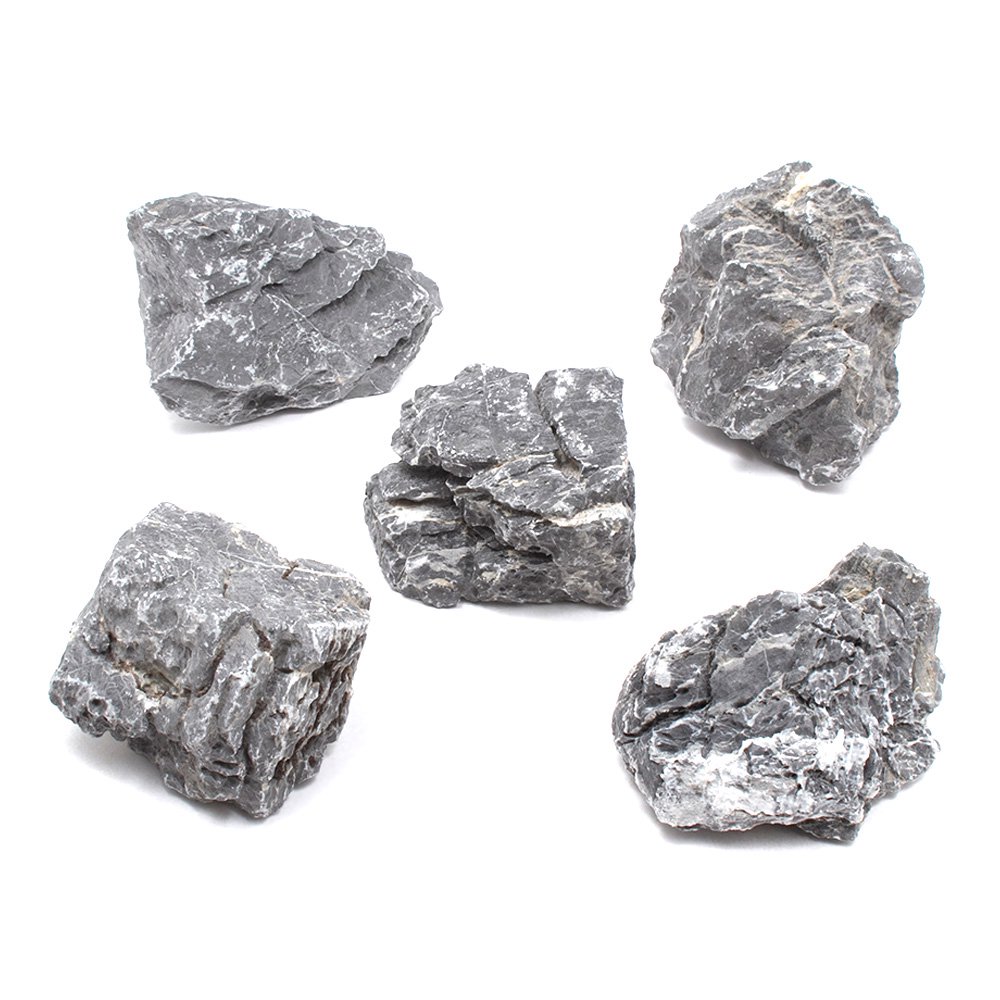 形状お任せ　白流石　Ｍサイズ（約１３ー１８ｃｍ）　５個　アクアリウム　レイアウト素材　ＣＲＣ21―20―84―00―00