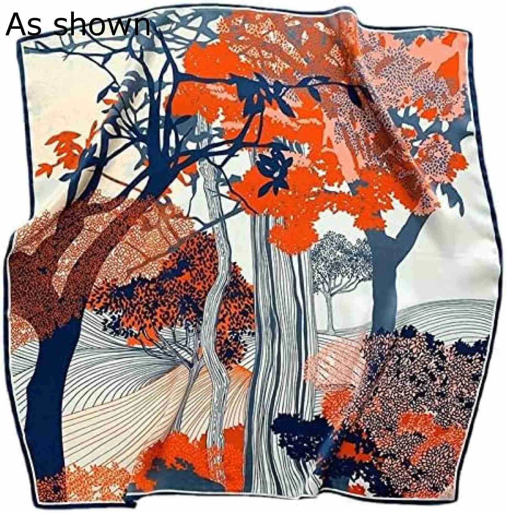 【20%OFFクーポン～】絹のスカーフ 春と夏のファッションスクエアスカーフ女性気質スカーフギフトスカーフスカーフ印刷 プリントスカーフ