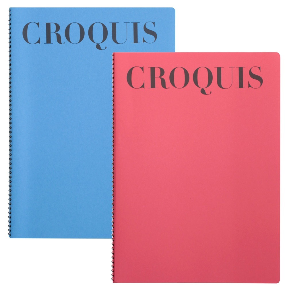 （まとめ買い）クロッキーブック スタンダード B5 クリームクロッキー紙 50枚 レッド S242A-01 [x10] 5,795円