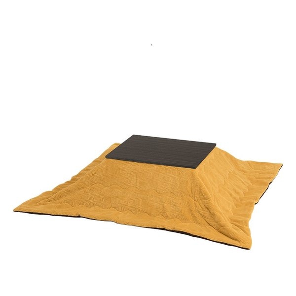 コタツ+うす掛け布団 2点セット アルラ7560DBR+ビケ7560YE