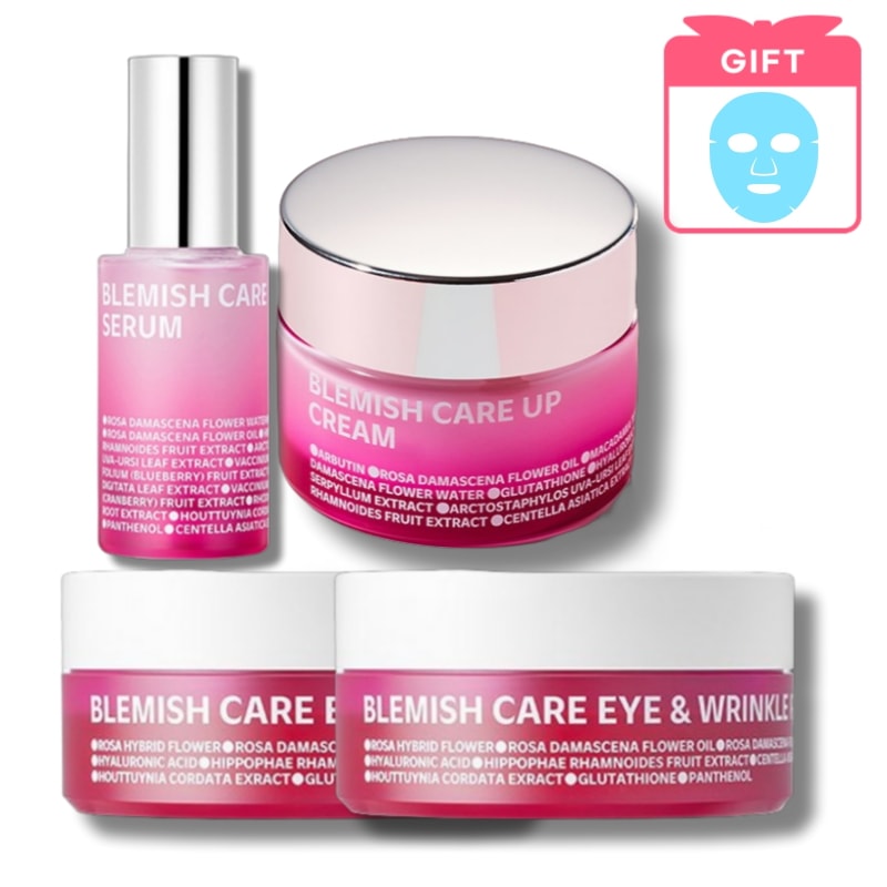 ブレミッシュケアシリーズ/ アイリンクルパッチ2個(90枚+90枚)/ブレミッシュケアアップセラム50ml/ブレミッシュケアクリーム55ml