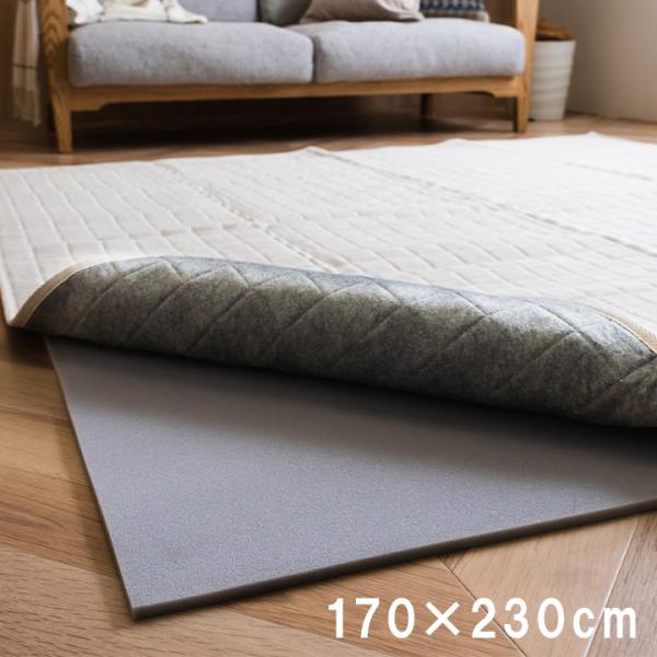 ごろりんピタッと 滑り止めラグ ラグ 滑り止め ふっくら ボリュームラグ オールシーズン フリーカット 洗濯可能 洗える 床暖房 ホットカーペット対GRP230