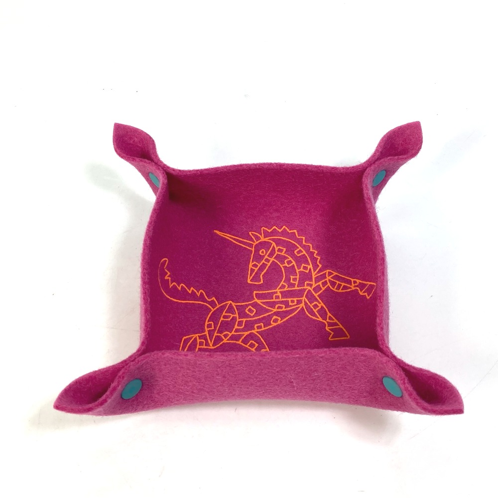 小物入れ ヴィドポッシュ エポペ PM トレイ トレー インテリア フェルト ピンク