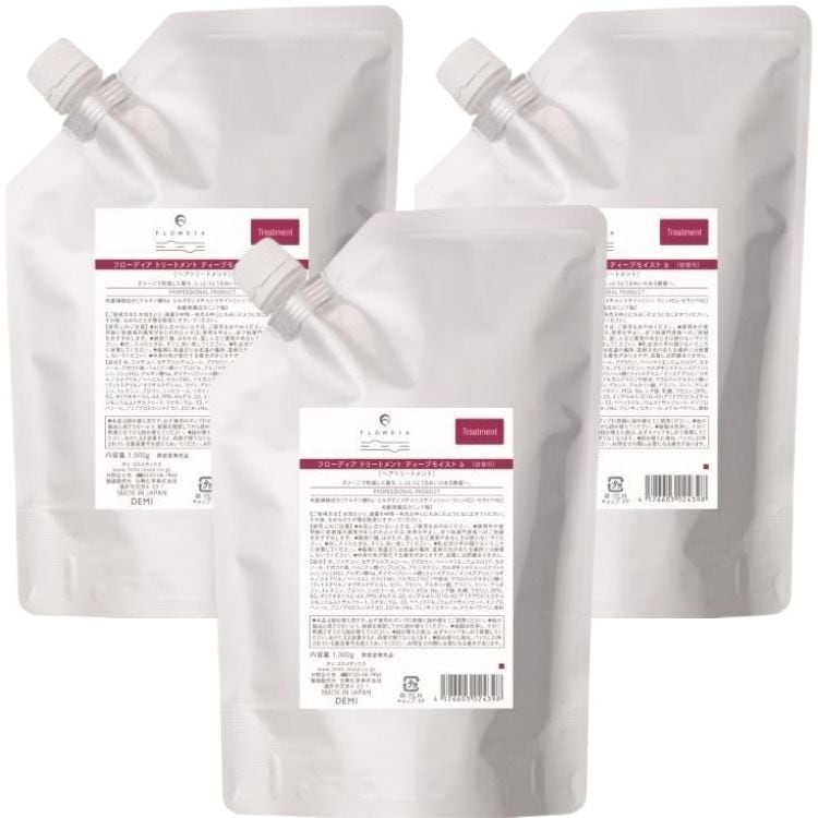 3個セット デミ フローディア トリートメント ディープモイスト 1000g 詰め替え ダメージケア