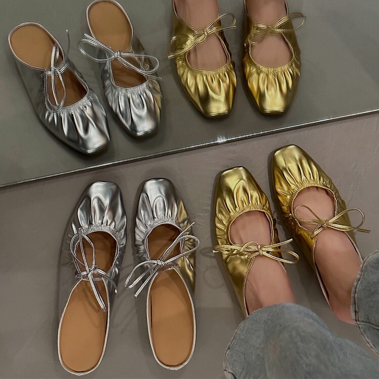 レディース パンプス フラット ぺたんこ ラウンドトゥ リボン かわいい 大人可愛い きれいめ シンプル カジュアル 上品 おしゃれ かっこいい エレガント ラブリー キュート ガーリー クール