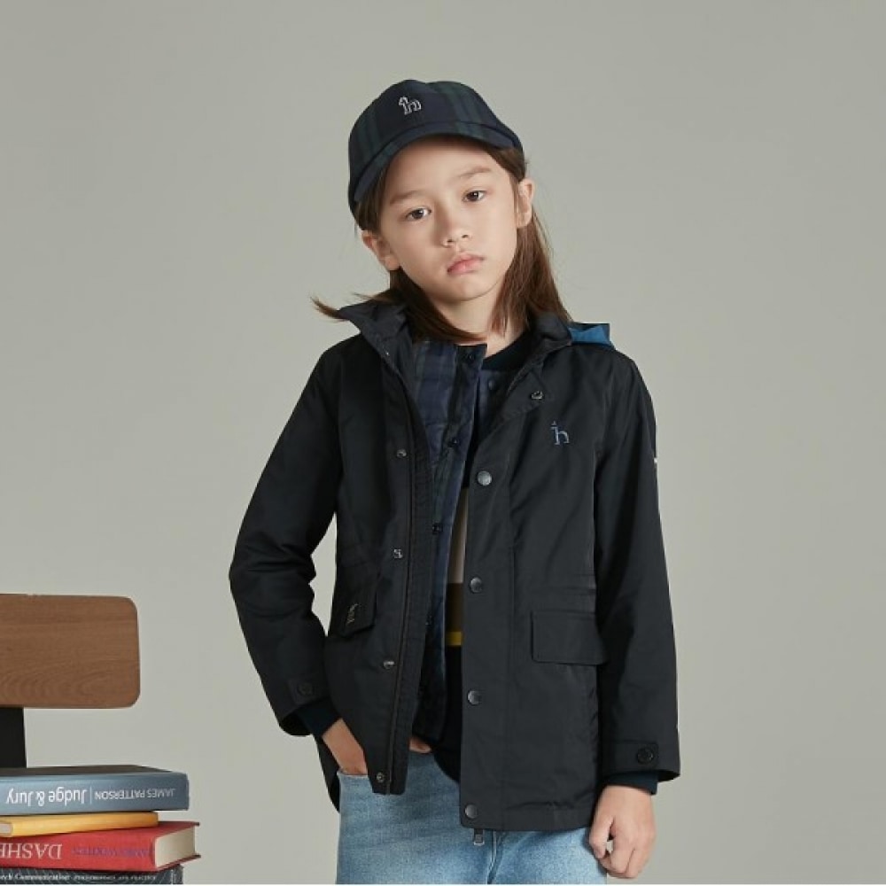 ヘジス キッズ ルカス ディテachableジャンパー (HSF12JT04M_BK)