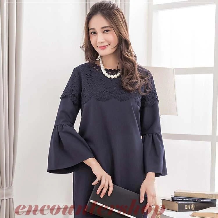 ワンピース パーティードレス 結婚式 ミニドレス ミディアム 膝丈 膝下 フォーマル ドレス 2次会 二次会 フリル レース パーティードレス 20代 30代 40代 50代