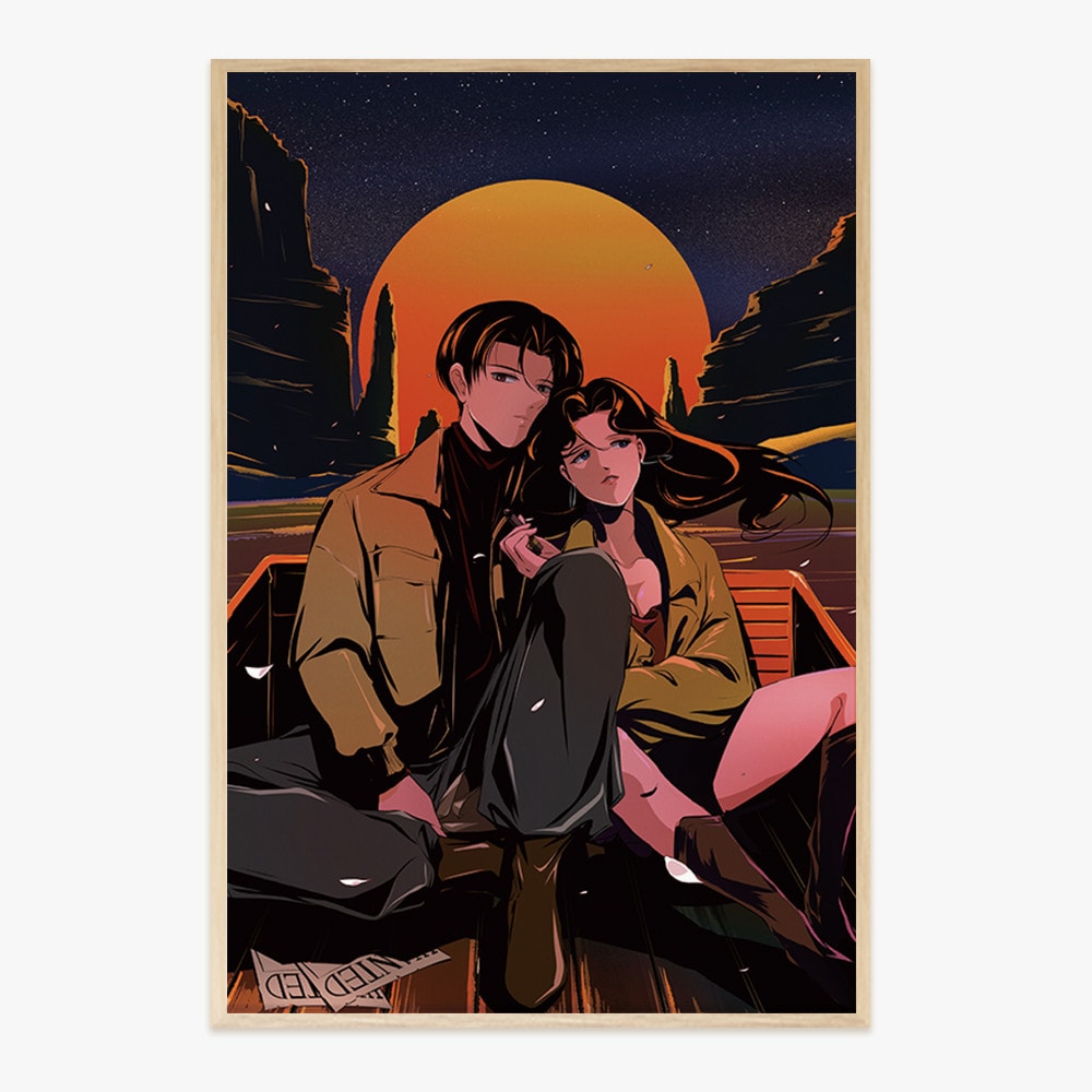 [ホテルカリフォルニア] two_di イラスト 絵 キャンバス アート プリンティング インテリア 額縁 寝室 リビング オフィス プレゼント