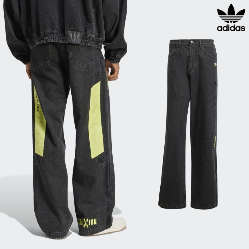 [ADIDAS] アディダス Adilenium シーズン 2 モト デニムパンツ ブラック / BLACK