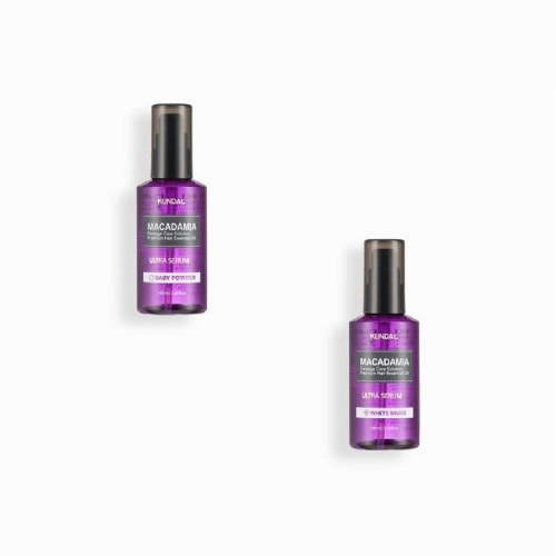 クンダルウルトラヘアエッセンスベビーパウダー100ml+ホワイトマスク100ml香りのある柔らかいしっとりとツヤ