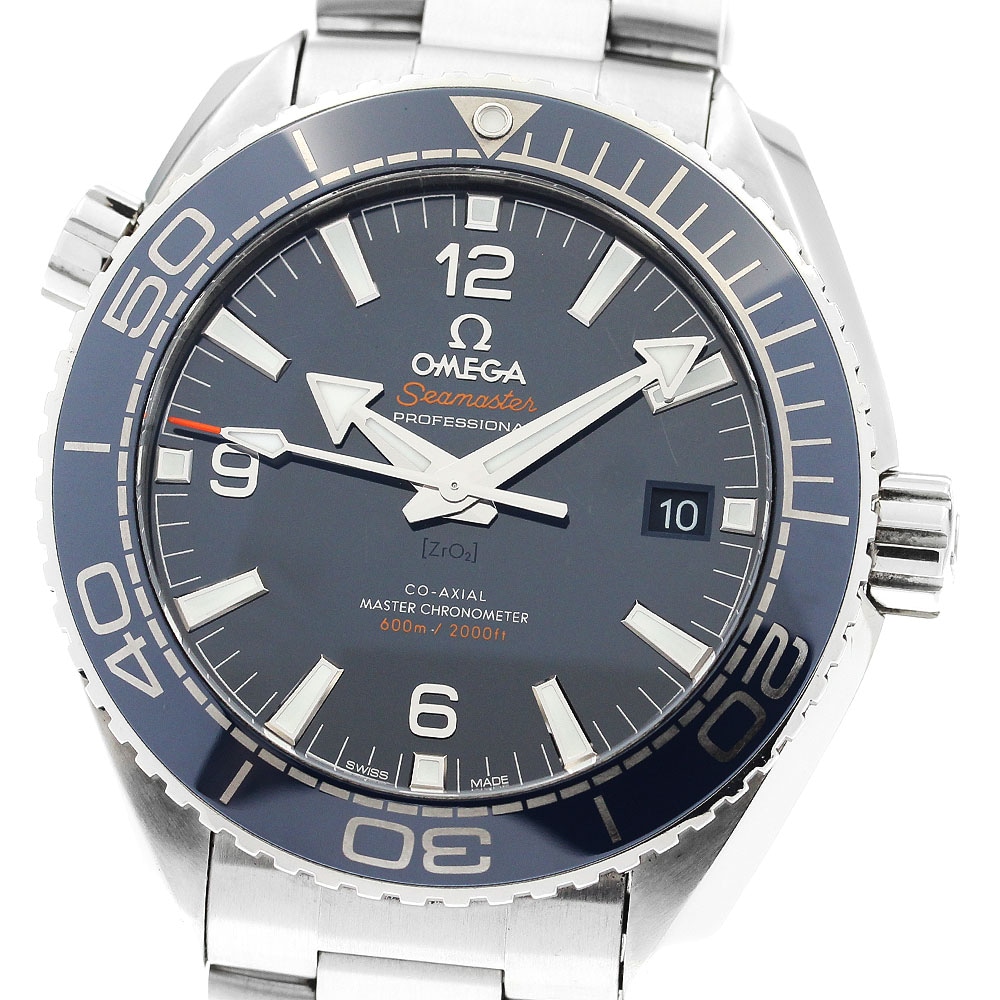 オメガ OMEGA 215.30.44.21.03.001 シーマスター プラネットオーシャン 600M マスタークロノメーター 自動巻き メンズ 保証書付き_890120【中古】