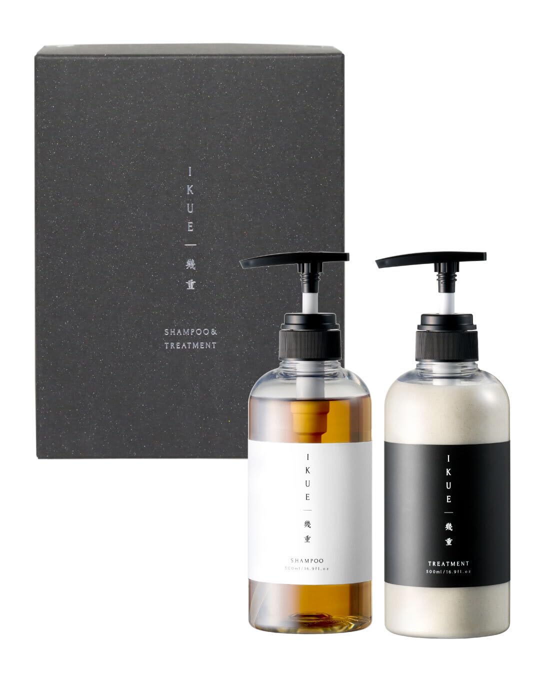 【全国送料無料】 【母の日ギフトに最適】IKUE 幾重 シャンプー＆トリートメント 500ml ギフトセット サロンクオリティ 濃密泡 アミノ酸 敏感肌