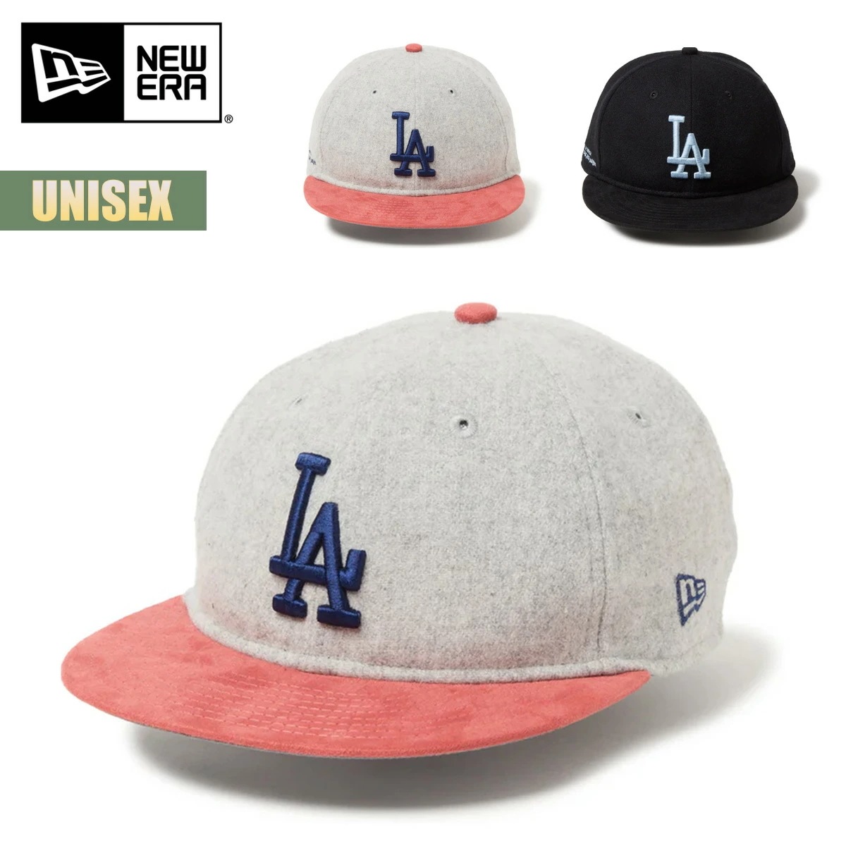 キャップ 帽子 RC 9FIFTY ロサンゼルス・ドジャース スウェードバイザー ユニセックス ストリート サイズ調整 レザーストラップ MLB LA メジャー ロゴ ベースボール CAP