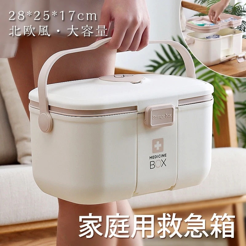 【人気SALE】救急箱 おしゃれ 薬 ケース 箱 薬入れ おしゃれ 防災 救急ボックス 応急手当 薬箱 収納ボックス