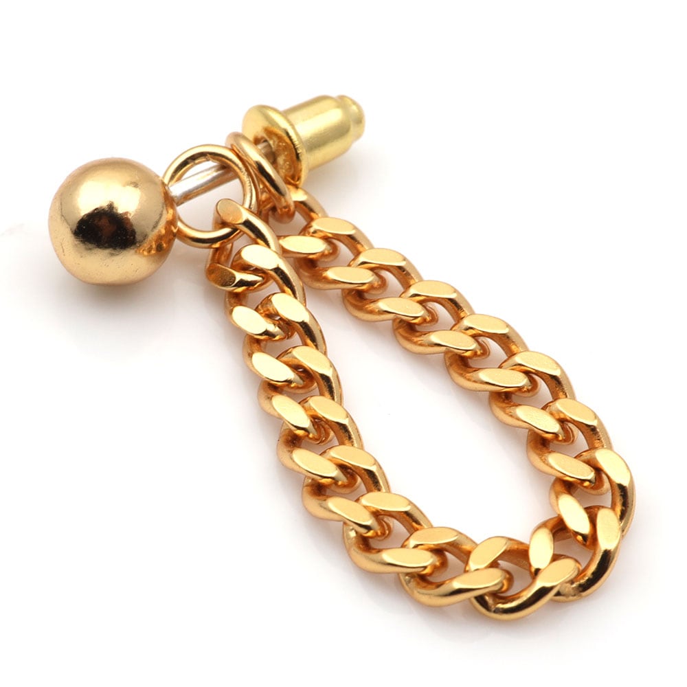 925 チェーンピアス ボール 喜平 [es136-i]