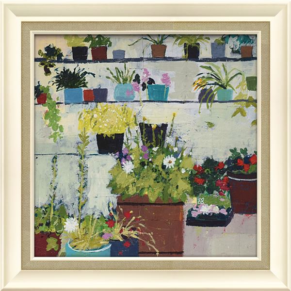 ユーパワー シャーロット/ハーディ Gel加工 アートフレーム 「ガーデンナーサリー」