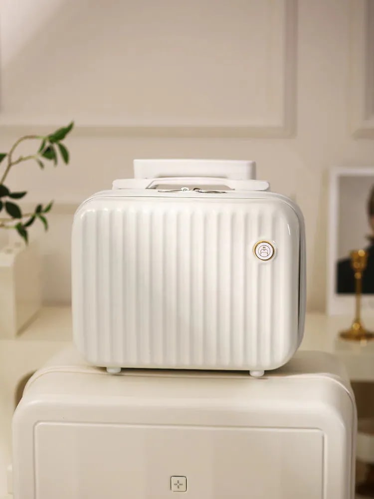 【急速出荷!】荷物女性2025新しい化粧ケース軽量旅行キャビンケース14インチ小型スーツケース荷物収納バッグ