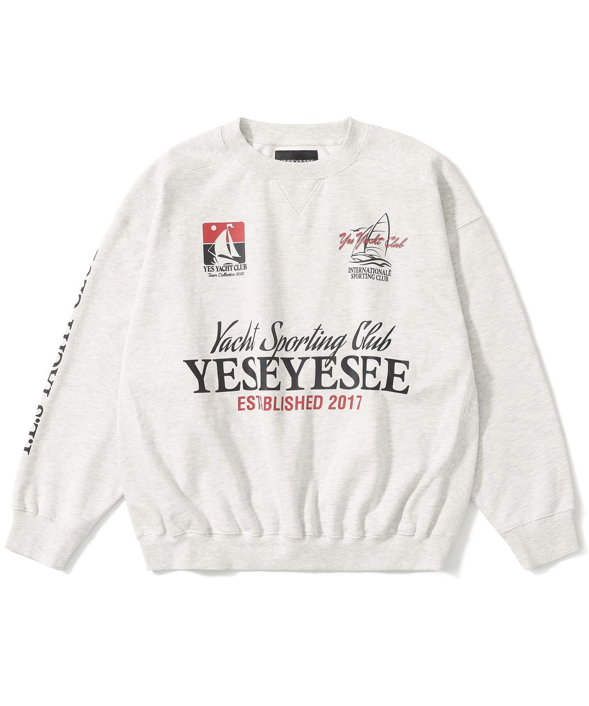 【YESEYESEE】Y.E.S ヨット スウェットシャツ Qoo10] イェスアイシー 【YESEYESEE】 Y.E.S Ya : レディース服