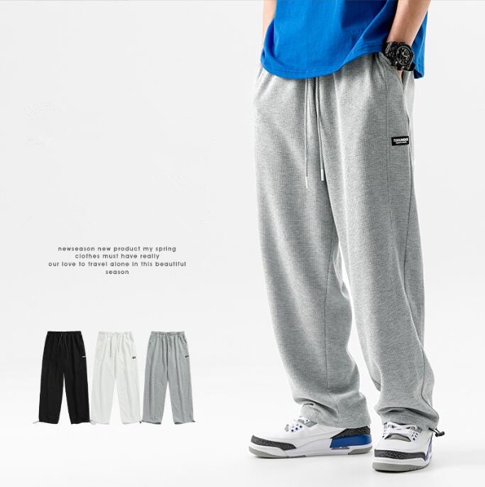 メンズ　カジュアルパンツ　ファッション　ロングパンツ　秋新作ワイドパンツ