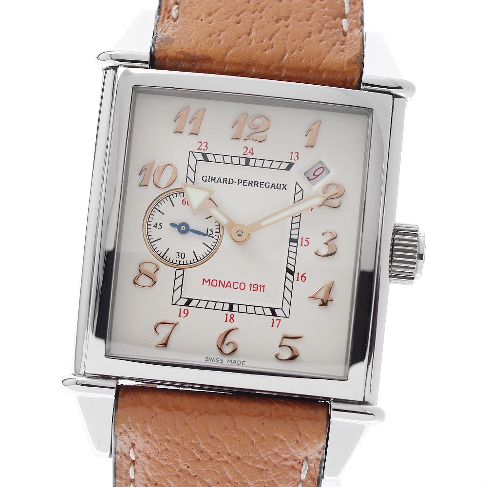 ジラール・ペルゴ GIRARD PERREGAUX 25831 ヴィンテージモナコ デイト 自動巻き メンズ _960001【中古】