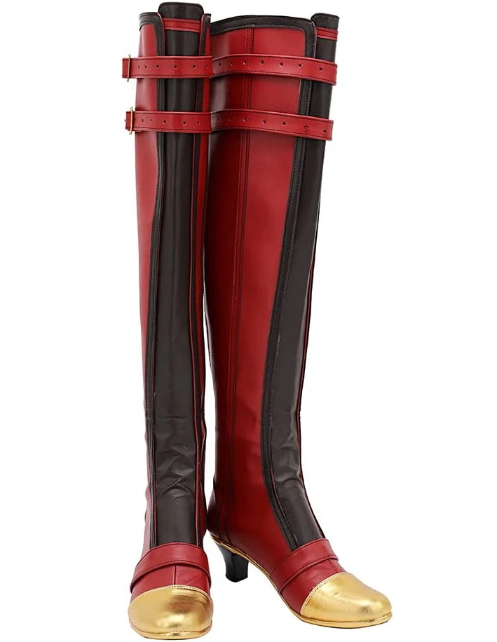 コスプレ靴 REEMONDE 影片みか Valkyrie 下駄 シューズ 長靴 コスプレ クリスマス ハロウィン