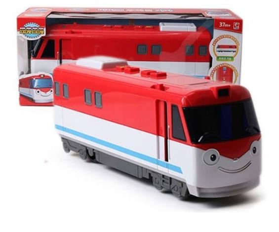ティティポ電車 フリクションギア 音とLED付き 子供向けおもちゃ 韓国アニメ 正規ライセンス