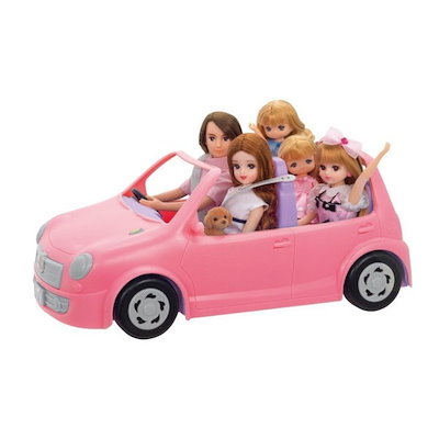 他サイト： タカラトミー リカちゃん LF-04 みんなでおでかけ リカちゃん ファミリーカー 着せ替え おままごと おもちゃ 3歳以上の商品画像