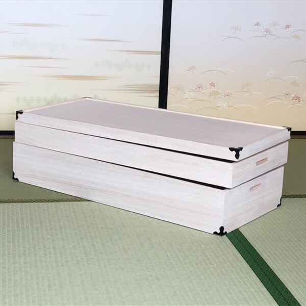 衣装ケース 総桐 衣裳箱 2段 セミロング 日本製 幅95.5cm