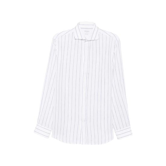 BRUNELLO CUCINELLI Men Shirts MM6860627 C110 WHITE