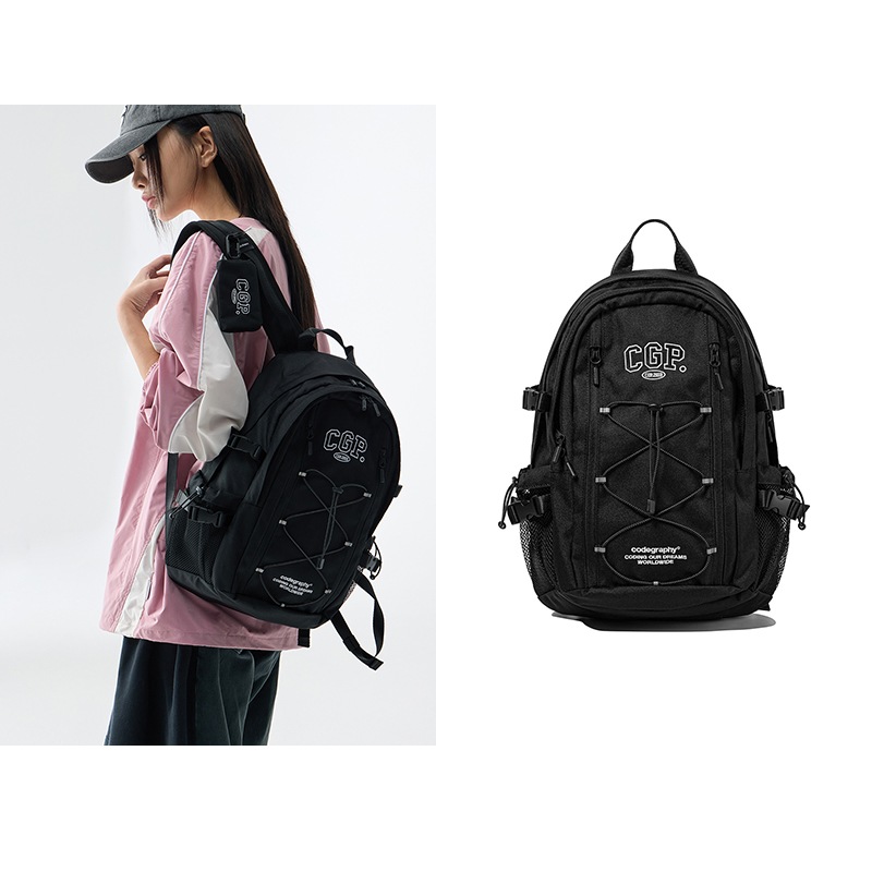 【韓国人気】CGP arch logo backpack 17.5L(M)_black