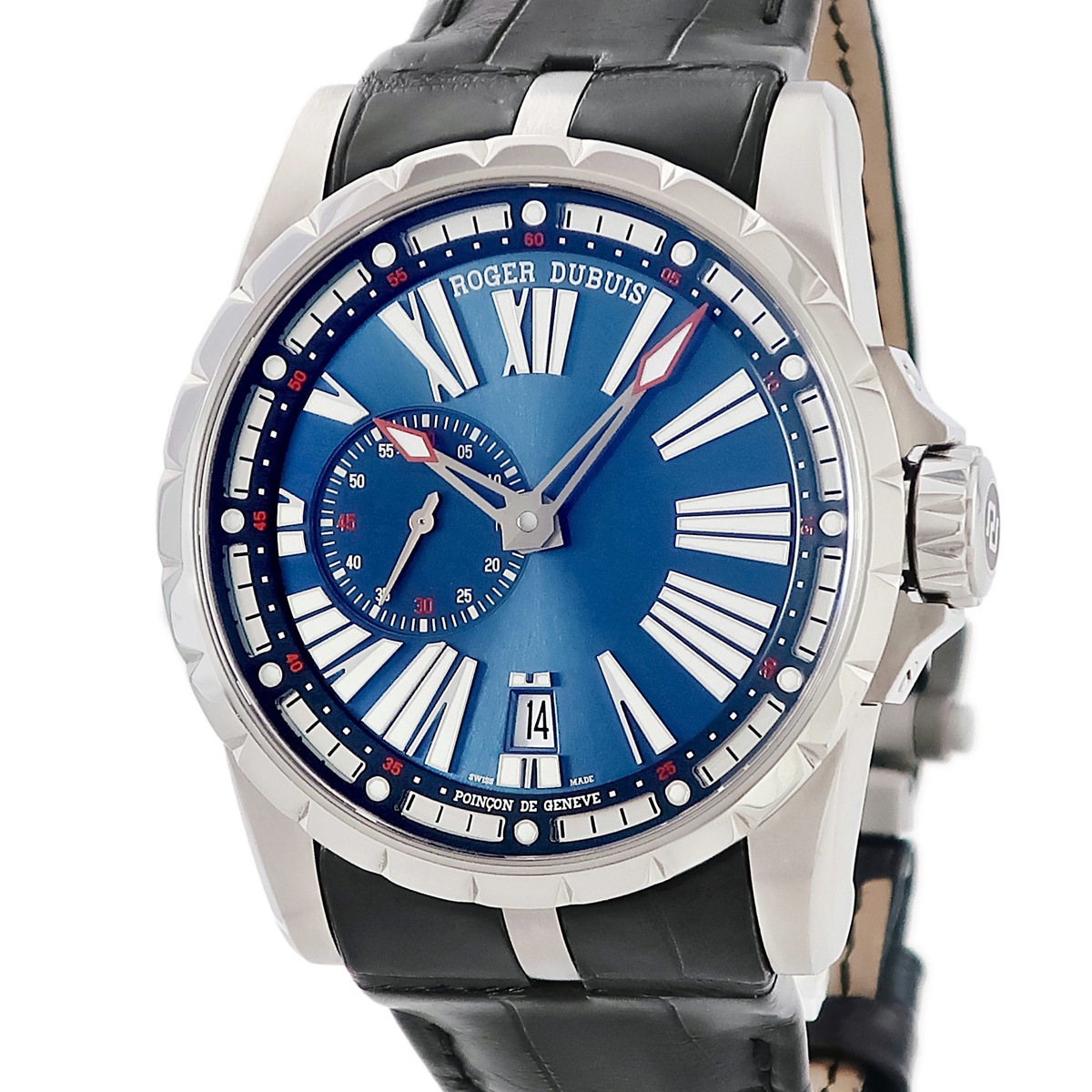 エクスカリバー 45 DBEX0543 自動巻き メンズ ネイビー ローマン スモセコ 3年保証