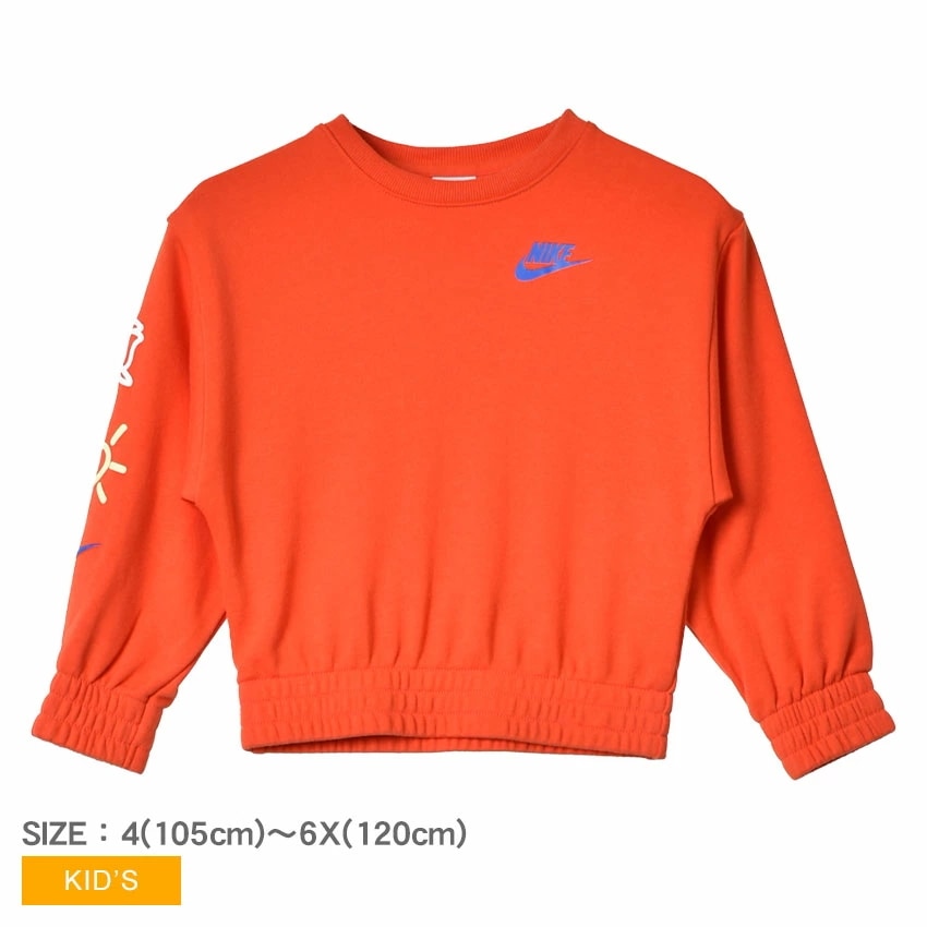DAY CREW 36K590-R7O キッズ ジュニア 子供 子ども用 男の子 女の子 ウエア 服 ブランド 人気 定番 長袖 プルオーバー プリント イラスト