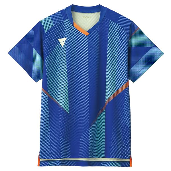 VICTAS（ヴィクタス） 卓球ゲームシャツ V-GS203 男女兼用 ブルー XL
