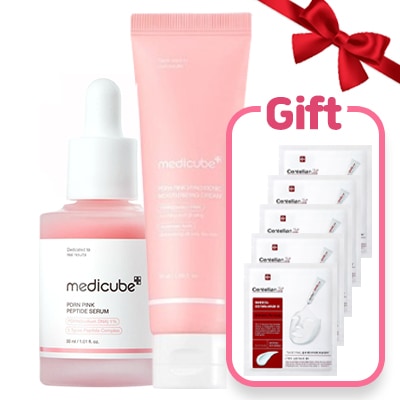 [秋 しっとり 透明 肌 スキンケア セット] PDRN ピンク ペプチド アンプル 30ml + PDRN ピンク ヒアルロニック 水分クリーム 50ml + マデカ成分 透明肌 機能性 マスクパッ 5,217円