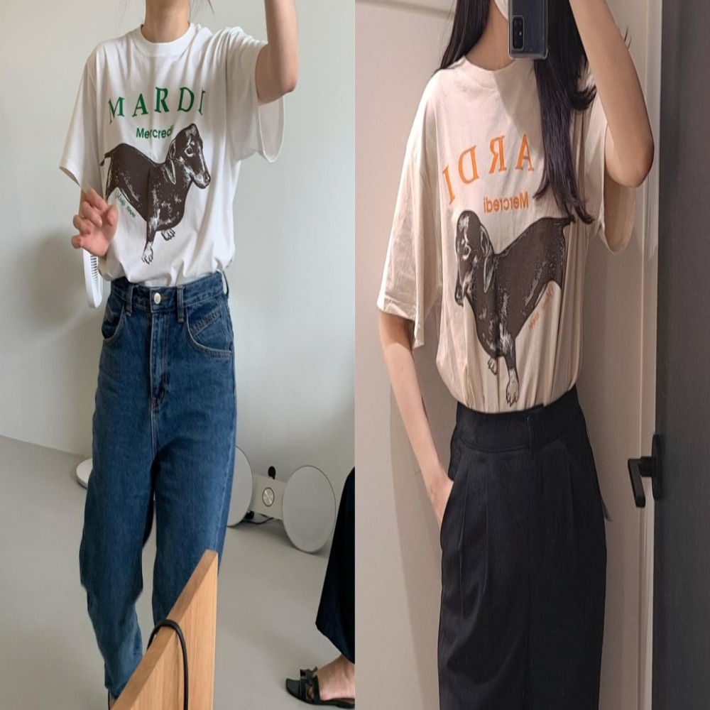 TWICE ツウィ 着用/TSHIRT DDANJI T-Shirt/ユニセックス/半袖Tシャツ 5,494円