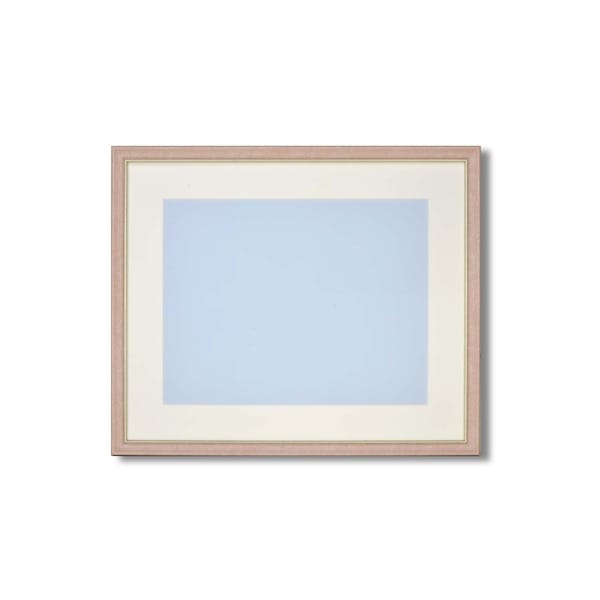 ( 軽量水彩額 ) 水彩額 F6号 ピンク 色あせを防ぐUVカットアクリル・マット付き 額 額縁 フレーム