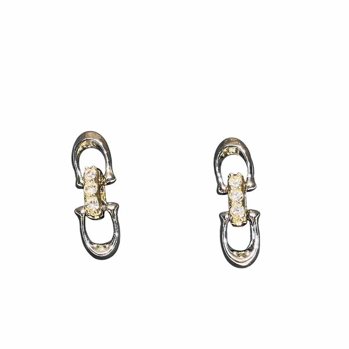 コーチ リンクドシグネチャー ピアス　アクセサリー 総重量約1.8g レディース 中古