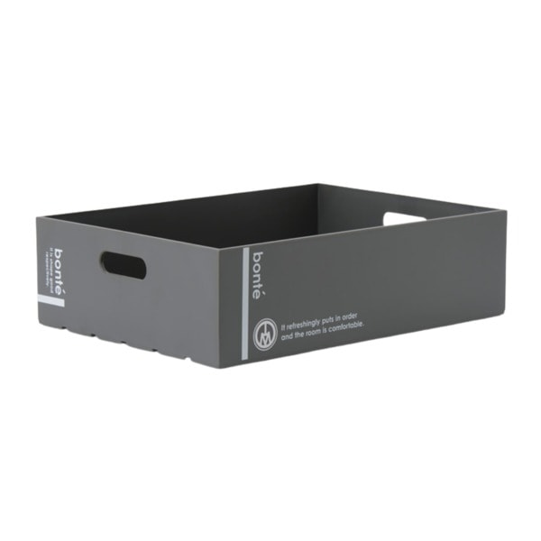 [2個セット] 八幡化成 ボンテ コンテナ 1015 グレー