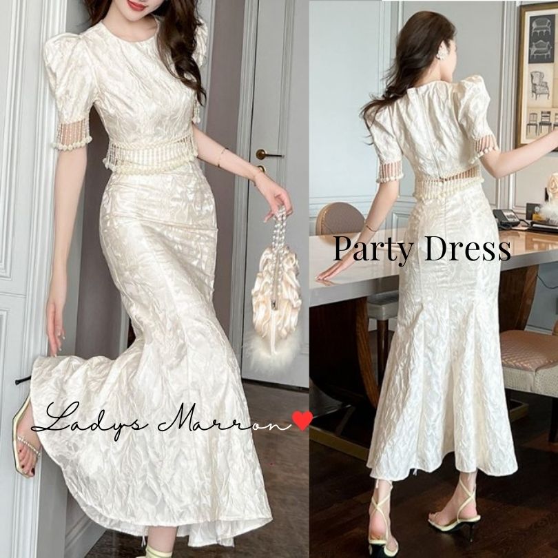 【急速出荷 2025年新作】結婚式タイトドレス パーティードレス マーメイド 韓国 お呼ばれドレス 結婚式 かっこいいパーティードレス 結婚式お呼ばれドレス ドレス ドレスお呼ばれ結婚式 白ドレス セ