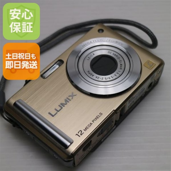 超美品 DMC-FS25 ゴールド Panasonic LUMIX デジカメ 170