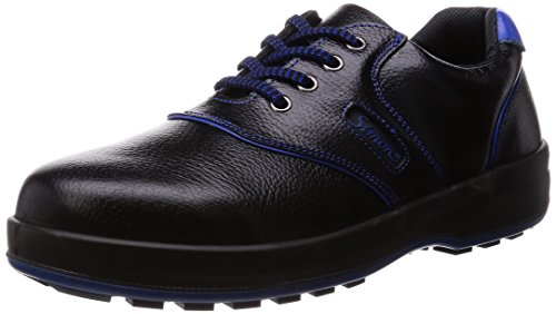 ５５％以上節約 短靴 安全靴 [シモン] JIS規格 3E cm 24.5 黒/ブルー SL11 ライト 革製 耐油 耐滑 その他 シューズアクセサリー