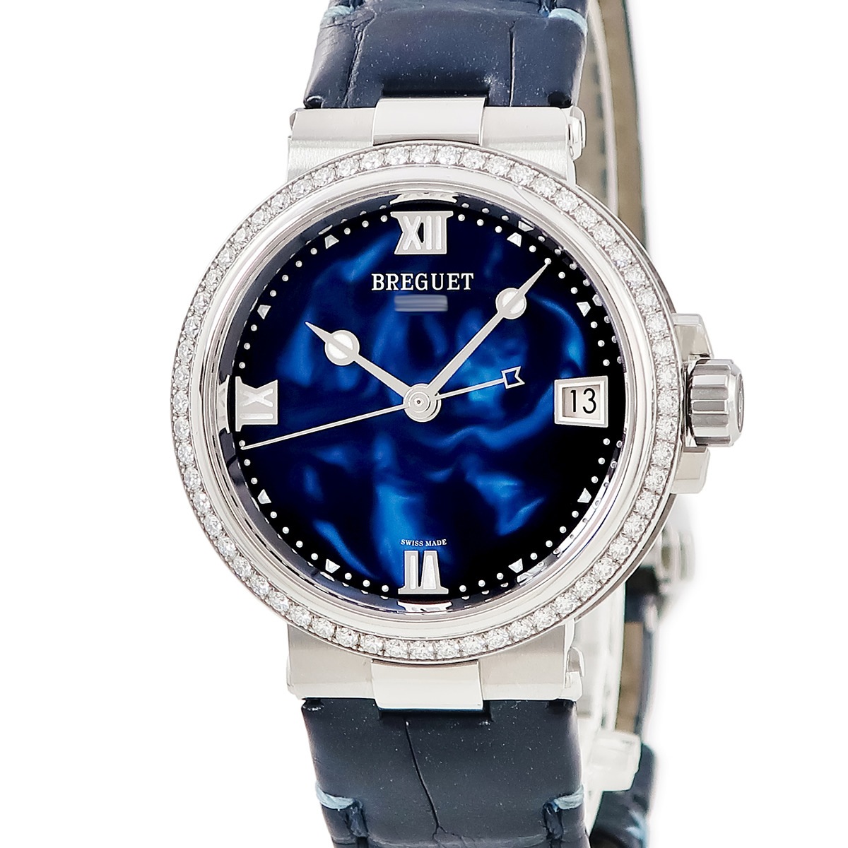 マリーン レディ 9518ST/E2/984 D000 自動巻き レディース 純正ダイヤ ローマン コインエッジ デイト 3年保証