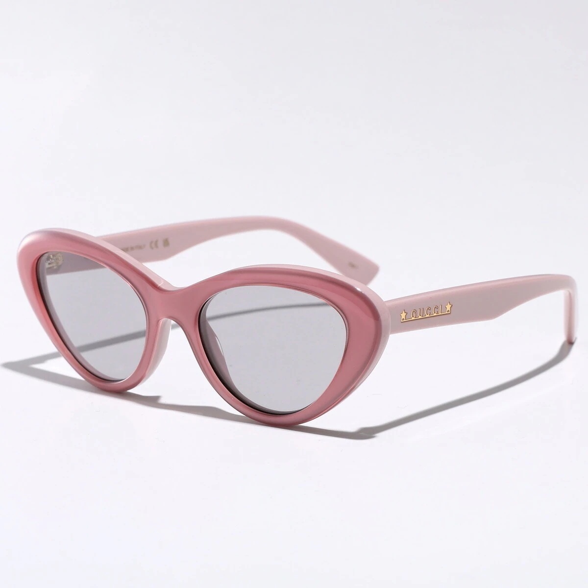 GUCCI グッチ サングラス GG1170S レディース キャットアイ型 セルフレーム フルリム ロゴ アイウェア 004/Pink-Pink-Grey