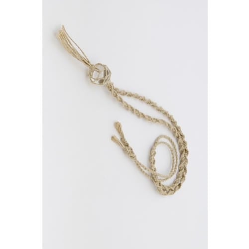 ホロンクリスタルペンダント手編み 数霊　癒し